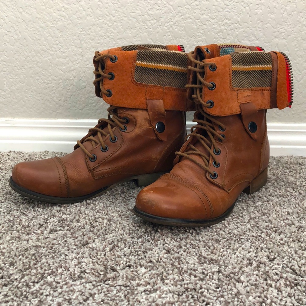 ✨pre-loved Steve Madden leather boots✨